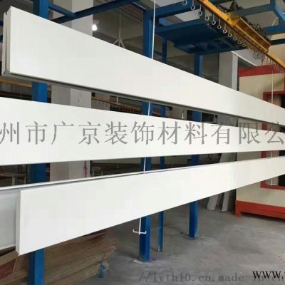 加油站防風條扣天花板S型300面寬鋁條扣