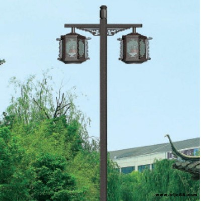 雙頭庭院燈 小區景區公園 3.5米庭院燈 定制仿古 太陽能庭院燈 農村led太陽能路燈